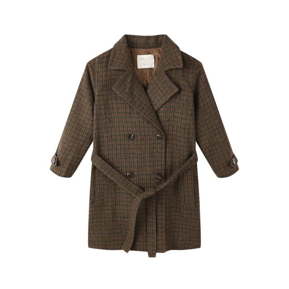 Rylee & Cru Girls  Trench Coat, Brown